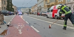 20180112 Verkehrsunfall Baden Kaiser Franz Josef Ring Foto: Stefan Schneider FF Baden-Stadt