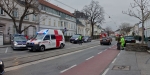 20180112 Verkehrsunfall Baden Kaiser Franz Josef Ring Foto: Stefan Schneider FF Baden-Stadt