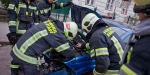 20180112 Verkehrsunfall Baden Kaiser Franz Josef Ring Foto: Stefan Schneider FF Baden-Stadt