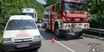20180604 Verkehrsunfall mit Personenrettung auf der LB210 im Helenental Foto: Roman Van de Castell FF Baden-Stadt