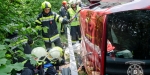 20180604 Verkehrsunfall mit Personenrettung auf der LB210 im Helenental Foto: Roman Van de Castell FF Baden-Stadt