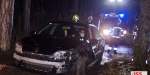 20201207 Verkehrsunfall im Waldgebiet Richtung Rudolfshof Baden