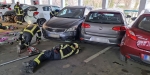 20220317 Verkehrsunfall im Parkdeck Römertherme in Baden