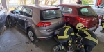 20220317 Verkehrsunfall im Parkdeck Römertherme in Baden