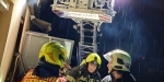 20220715 Brand auf Dachbalkon in Badener Wohnhausanlage