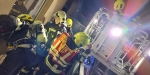 20220715 Brand auf Dachbalkon in Badener Wohnhausanlage