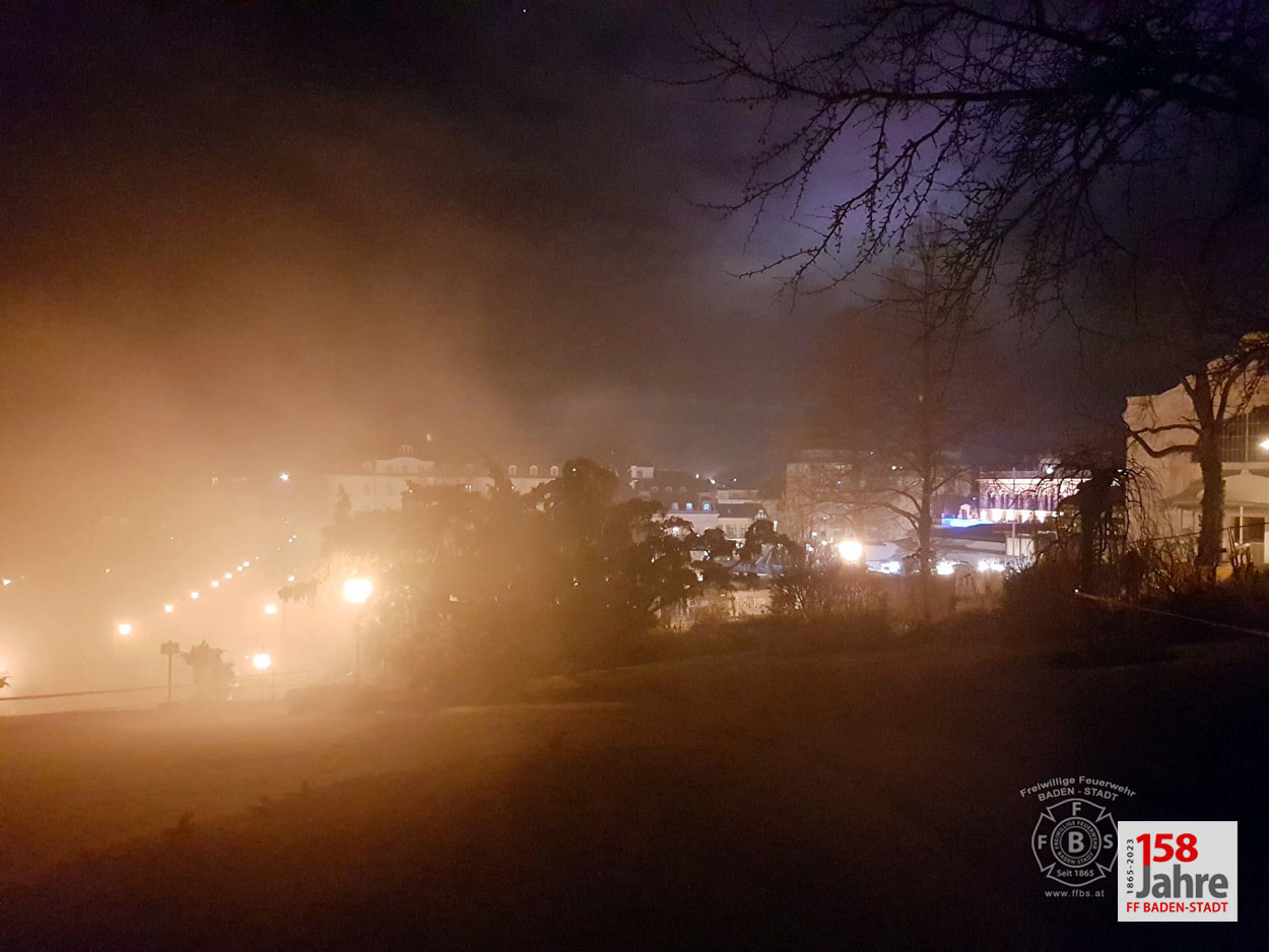 20230101 Brandsicherheitswache beim Silvseterfeuerwerk im Kurpark Baden