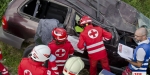 20230621 Einsatzübung VU MR in Baden Feuerwehr und Rotes Kreuz Baden