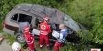 20230621 Einsatzübung VU MR in Baden Feuerwehr und Rotes Kreuz Baden