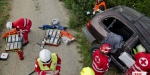 20230621 Einsatzübung VU MR in Baden Feuerwehr und Rotes Kreuz Baden