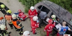 20230621 Einsatzübung VU MR in Baden Feuerwehr und Rotes Kreuz Baden