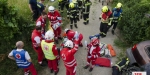 20230621 Einsatzübung VU MR in Baden Feuerwehr und Rotes Kreuz Baden