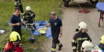 20230621 Einsatzübung VU MR in Baden Feuerwehr und Rotes Kreuz Baden