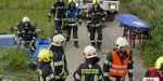 20230621 Einsatzübung VU MR in Baden Feuerwehr und Rotes Kreuz Baden