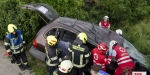 20230621 Einsatzübung VU MR in Baden Feuerwehr und Rotes Kreuz Baden