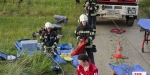 20230621 Einsatzübung VU MR in Baden Feuerwehr und Rotes Kreuz Baden