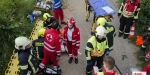 20230621 Einsatzübung VU MR in Baden Feuerwehr und Rotes Kreuz Baden