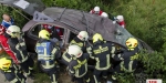 20230621 Einsatzübung VU MR in Baden Feuerwehr und Rotes Kreuz Baden