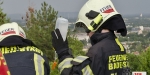 20230621 Einsatzübung VU MR in Baden Feuerwehr und Rotes Kreuz Baden