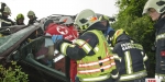 20230621 Einsatzübung VU MR in Baden Feuerwehr und Rotes Kreuz Baden