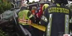 20230621 Einsatzübung VU MR in Baden Feuerwehr und Rotes Kreuz Baden