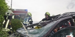 20230621 Einsatzübung VU MR in Baden Feuerwehr und Rotes Kreuz Baden