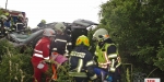 20230621 Einsatzübung VU MR in Baden Feuerwehr und Rotes Kreuz Baden