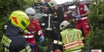 20230621 Einsatzübung VU MR in Baden Feuerwehr und Rotes Kreuz Baden