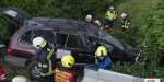 20230621 Einsatzübung VU MR in Baden Feuerwehr und Rotes Kreuz Baden