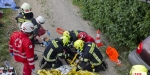 20230621 Einsatzübung VU MR in Baden Feuerwehr und Rotes Kreuz Baden