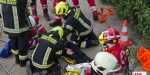 20230621 Einsatzübung VU MR in Baden Feuerwehr und Rotes Kreuz Baden