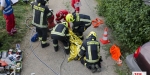 20230621 Einsatzübung VU MR in Baden Feuerwehr und Rotes Kreuz Baden