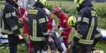 20230621 Einsatzübung VU MR in Baden Feuerwehr und Rotes Kreuz Baden