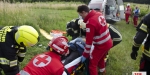 20230621 Einsatzübung VU MR in Baden Feuerwehr und Rotes Kreuz Baden