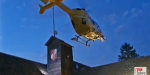 20230708 ÖAMTC C3 Notarzthubschrauber landet im Feuerwehrhof Grabengasse in Baden