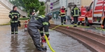 20180524 Auspumparbeiten beim Casino Baden nach Starkregen Foto: Stefan Schneider FF Baden-Stadt