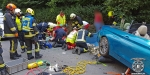 20190716 Verkehrsunfall auf der LB210 im Helenental Siegenfeld  Foto: Stefan Schneider FF Baden-Stadt