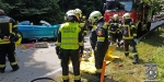 20190716 Verkehrsunfall auf der LB210 im Helenental Siegenfeld  Foto: Stefan Schneider FF Baden-Stadt