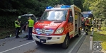 20190716 Verkehrsunfall auf der LB210 im Helenental Siegenfeld  Foto: Stefan Schneider FF Baden-Stadt