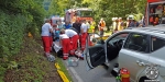 20190716 Verkehrsunfall auf der LB210 im Helenental Siegenfeld  Foto: Stefan Schneider FF Baden-Stadt