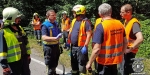 20190716 Verkehrsunfall auf der LB210 im Helenental Siegenfeld  Foto: Stefan Schneider FF Baden-Stadt