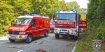 20190716 Verkehrsunfall auf der LB210 im Helenental Siegenfeld  Foto: Stefan Schneider FF Baden-Stadt