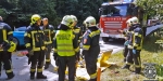 20190716 Verkehrsunfall auf der LB210 im Helenental Siegenfeld  Foto: Stefan Schneider FF Baden-Stadt