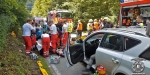 20190716 Verkehrsunfall auf der LB210 im Helenental Siegenfeld  Foto: Stefan Schneider FF Baden-Stadt