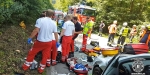 20190716 Verkehrsunfall auf der LB210 im Helenental Siegenfeld  Foto: Stefan Schneider FF Baden-Stadt