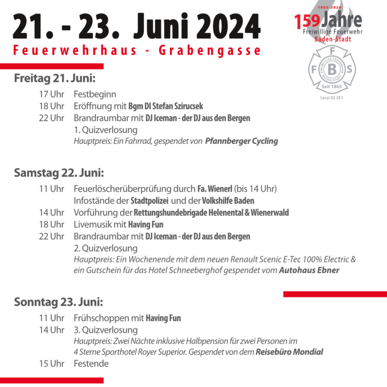Festprogramm 2024